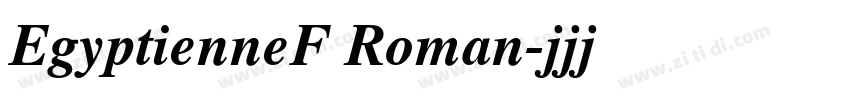 EgyptienneF Roman字体转换